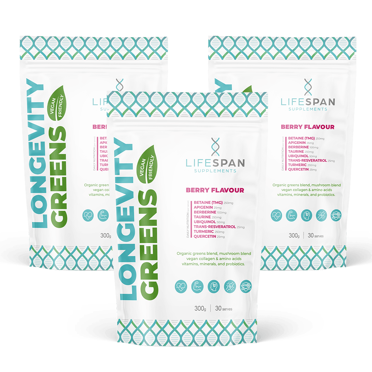 Longevity Greens | 3 Month Supply - Lifespan Supplements