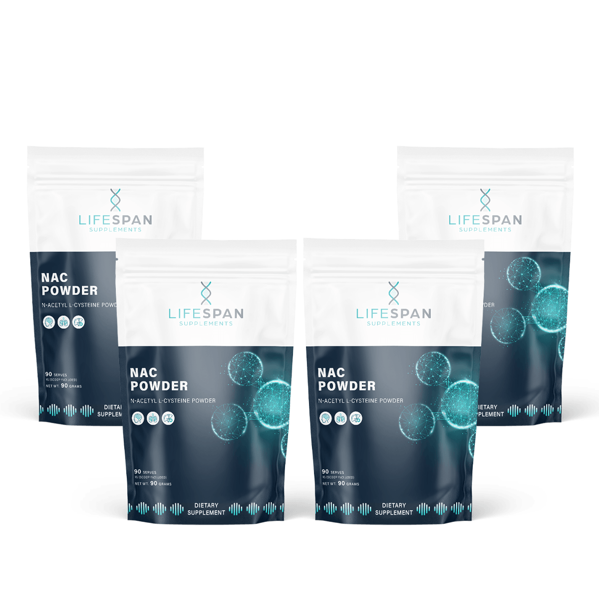 NAC | 4 Pack - Lifespan Supplements