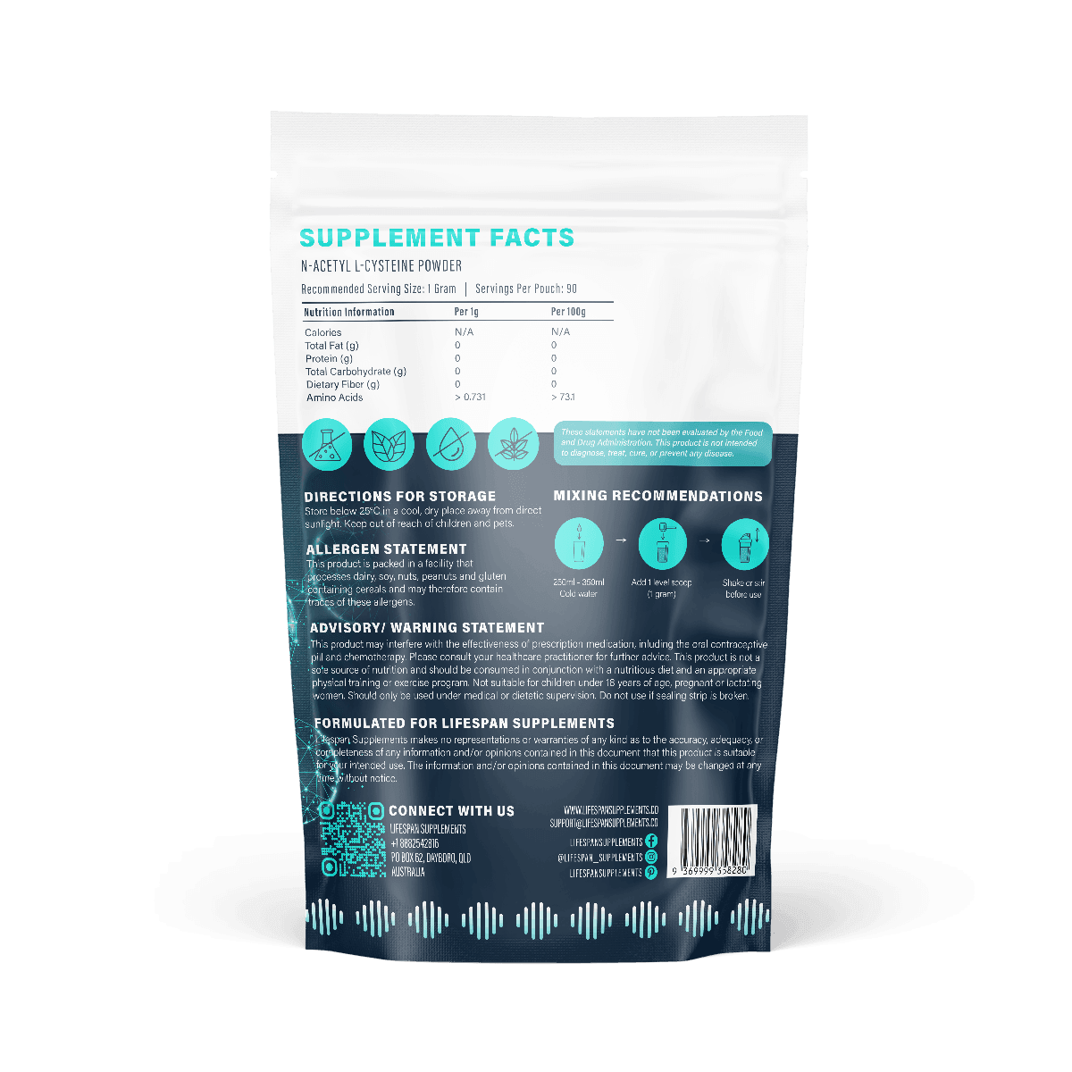 NAC | 4 Pack - Lifespan Supplements