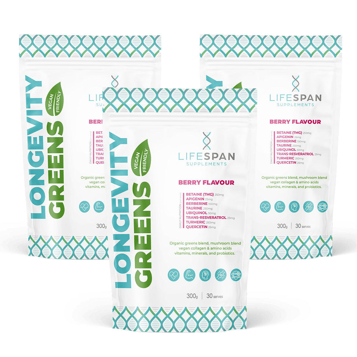 Longevity Greens | 3 Pack