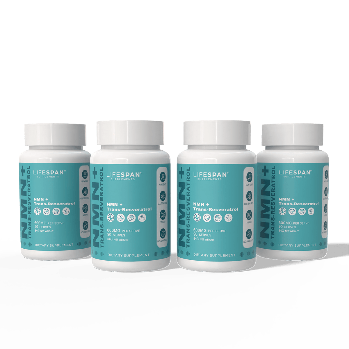 NMN + Trans-Resveratrol | 4 Pack