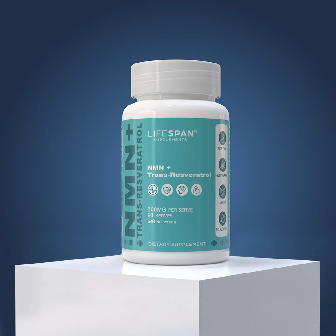 NMN + Trans-Resveratrol | 90 Capsules